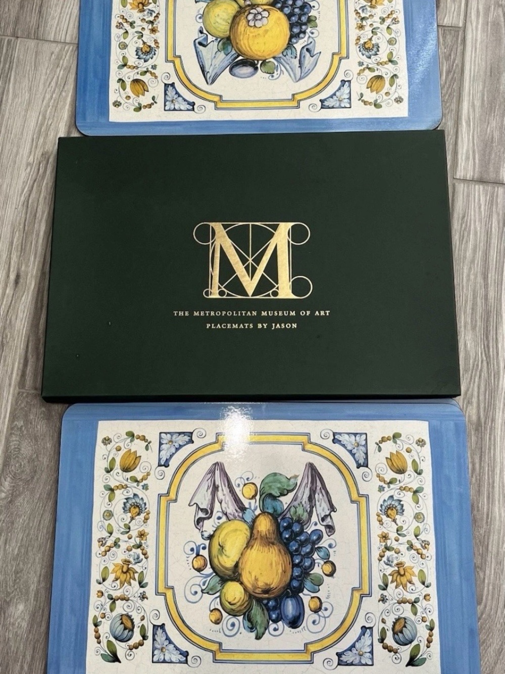 METROPOLITAN MUSEUM OF ART JASON SWISS TILES PLACEMATS SET OF 8 W/6 COASTERS